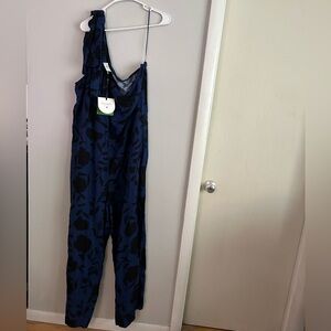 Kate Spade x Target Rose Print Linen Blend Jumpsuit with Pockets Size 20 (NWT)